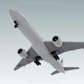 Boeing 777-200 Generic White